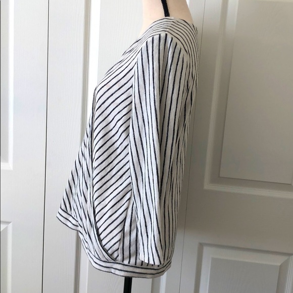 INC Women’s Wrap 3/4 Length Sleeve Top Large - Picture 6 of 12